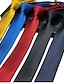 cheap Men&#039;s Ties &amp; Bow Ties-Men&#039;s Work Wedding Gentleman Necktie - Solid Colored Men&#039;s Classic Tie Jacquard Woven cravatta business