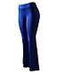 cheap Pants-Women&#039;s Casual / Sporty Athleisure Wide Leg Flare Chinos Bell Bottom Full Length Pants Stretchy Weekend Yoga Plain Mid Waist Comfort Slim White Black Blue Wine Coffee S M L XL