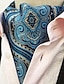 economico Cravatte e papillon da uomo-Per uomo Cravatte Foulard Ascot Da ufficio Matrimonio Signore A strisce Jacquard