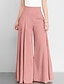 cheap Women&#039;s Pants-Women&#039;s Dress Pants Normal Polyester Plain Black Pink Fashion Mid Waist Full Length Casual Weekend