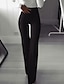cheap Pants-Women&#039;s Casual / Sporty Athleisure Wide Leg Flare Chinos Bell Bottom Full Length Pants Stretchy Weekend Yoga Plain Mid Waist Comfort Slim White Black Blue Wine Coffee S M L XL