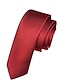 abordables Corbata y pajaritas de hombre-Corbata de caballero de boda de trabajo para hombre, corbata clásica de color sólido para hombre, corbata tejida jacquard, negocios