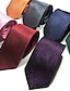 Недорогие Мужские галстуки и бабочки-Муж. Галстуки Для офиса Свадьба Джентльмен Однотонный Официальные Бизнес