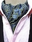 olcso Nyakkendők és csokornyakkendők-Férfi Nyakkendők Selyem nyaksál Ascot nyaksál Munkahelyi Esküvő Úriember Jacquardszövet
