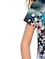 tanie dziewczęce koszulki 3d-Dla dziewczynek 3D Zwierzę Kwiaty Wilk Podkoszulek Krótki rękaw Druk 3D Lato Wiosna Aktywny Moda Śłodkie Poliester Dzieci 3-12 lat Na zewnątrz Codzienny Regularny