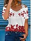 cheap Women&#039;s Clothing-Women&#039;s Blouse T shirt Off Shoulder Lace Daily Flower / Floral T-shirt Sleeve Off Shoulder Summer Regular White
