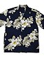 cheap Hawaiian Shirts-Men&#039;s Summer Hawaiian Shirt Shirt Floral Turndown Street Casual Button-Down Short Sleeve Tops Designer Casual Fashion Comfortable Black