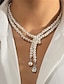 cheap Necklaces &amp; pendants-Women&#039;s necklace Chic &amp; Modern Street Pure Color Necklaces
