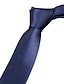 baratos Gravatas e Laços Borboleta para Homem-gravata de trabalho/festa masculina - gravata de cor pura de cor sólida gravatas de ocasião formal negócios 1 pc gravatas