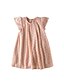 cheap Casual Dresses-Kids Little Girls&#039; Dress Solid Colored A Line Dress Party Birthday Lace Trims Pink Knee-length Short Sleeve Princess Sweet Dresses Spring Summer Slim 1 PC 3-10 Years