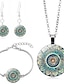 cheap OFFER1-Women&#039;s necklace Chic &amp; Modern Street Flower Jewelry Sets / Green / Fall / Winter / Spring / Summer