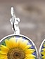 cheap Earrings-Women&#039;s Earrings Textured Street Sunflower Earring