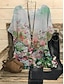 cheap Women&#039;s Tops-Women&#039;s Blouse Henley Shirt Shirt Floral Floral Animal Round Neck Print Casual Beach Tops Green Black Purple / 3D Print