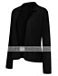 cheap Blazers-Women&#039;s Blazer Solid Color Work Long Sleeve Coat Causal Fall Spring Short Jacket White / Daily