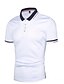 cheap Classic Polo-Men&#039;s Collar Polo Shirt Golf Shirt Casual Summer Short Sleeve Blue Orange Dark Gray Red Navy Blue Light Blue Color Block Turndown Outdoor Casual Clothing Clothes Casual