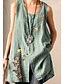 cheap Tank Tops &amp; Camis-Women&#039;s Tank Top Floral Butterfly Daily Weekend Floral Butterfly Tank Top Camis Sleeveless Print U Neck Casual Streetwear Green Blue Light Green S / 3D Print