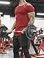 abordables T-shirts décontractés pour hommes-hommes 2 pack muscle chemise musculation gym entraînement chemise à manches courtes tee