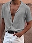 levne pánský svetr cardigan-pánská táborová košile s límečkem kubánská košile s krátkým rukávem turndown clothes apparel