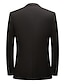 halpa Tuxedo -puku-musta burgundinsininen miesten juhlaillallinen smokki 2 kpl yksivärinen huippu räätälöity istuvuus yksirintainen yksinappula 2023