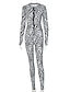 cheap Zentai Suits-Patterned Zentai Suits Cosplay Costume Catsuit Adults&#039; Latex Spandex Lycra Elastic Cosplay Costumes Stylish Special Design Chic &amp; Modern Men&#039;s Women&#039;s Animal Fur Pattern Zebra Halloween Carnival