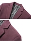 cheap Men&#039;s Jackets &amp; Coats-Men&#039;s Wool Coat Blazer Thermal Warm Breathable Work Business Daily Single Breasted Peaked Lapel Business Elegant Jacket Outerwear Solid Color Pocket Black Wine Navy Blue
