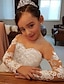 cheap Flower Girl Dresses-Ball Gown Court Train Flower Girl Dress First Communion Girls Cute Prom Dress Satin with Bow(s) Mini Bridal Fit 3-16 Years