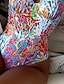 cheap Swimwear-Women&#039;s Swimwear One Piece Monokini Bathing Suits trikini Normal Swimsuit High Waisted Plant Rainbow Padded Strap Bathing Suits Sports Vacation Sexy / New
