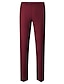 billige Tuxedo dresser-svart burgunderblå herrefest kveldsseremoni smoking 2-delt ensfarget topp skreddersydd passform enkeltspent enknapps 2023