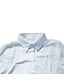 Недорогие Базовые плечевые изделия для женщин-Жен. Блуза Рубашка Полотняное плетение Рубашечный воротник Деловые Классический Элегантный стиль Верхушки Синий Желтый Серый