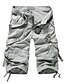 cheap Cargo Shorts-Men&#039;s Shorts Tactical Cargo Cargo Shorts Basic Daily Solid Colored Mid Waist Gray Wine Army Green 29 30 31