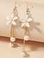 cheap Earrings-1 Pair Drop Earrings For Women&#039;s Birthday Gift Prom Alloy Drop Petal