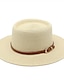 זול כובעים לנשים-כובעי שמש חוף קיץ לנשים כובע קש שטוח עליון בצבע אחיד כובעי מצחייה חיצונית לחג