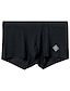 cheap Men&#039;s Underwear-Men&#039;s 1pack Basic Panties Boxers Underwear Print Cotton Antibacterial Leak Proof Pure Color Mid Waist Black White