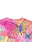 cheap Girl&#039;s 3D T-shirts-Girls&#039; 3D Animal Butterfly T shirt Short Sleeve 3D Print Summer Spring Active Fashion Cute Polyester Kids 3-12 Years Outdoor Daily Regular Fit
