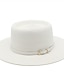 Χαμηλού Κόστους Γυναικεία καπέλα-καλοκαιρινά καπέλα για τον ήλιο παραλίας για γυναίκες με επίπεδη επάνω ψάθινο καπέλο μονόχρωμα καπέλα εξωτερικών εξωτερικών διακοπών
