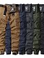 cheap Cargo Pants-Men&#039;s Cargo Pants Trousers Multi Pocket Solid Color Quick Dry Outdoor Full Length Fitness Running Simple Casual ArmyGreen Khaki Micro-elastic