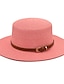 Χαμηλού Κόστους Ψάθινο Καπέλο-Γυναικεία Καπέλο Ψάθινο καπέλο Καπέλο ηλίου Μαύρο Ανθισμένο Ροζ Κίτρινο ΕΞΩΤΕΡΙΚΟΥ ΧΩΡΟΥ Δρόμος Καθημερινά Αγνό Χρώμα Μονόχρωμες Φορητό Άνεση Αναπνέει