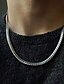 cheap Men&#039;s Trendy Jewelry-1pc Chain Necklace For Men&#039;s Street Gift Daily Titanium Steel Classic Lucky