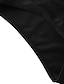 cheap Tankinis-Women&#039;s Swimwear Tankini Swim Dress Bathing Suits 2 Piece Normal Swimsuit Halter Open Back Solid Color Black Halter Plunge Bathing Suits Sports Vacation Beach Wear