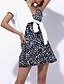 cheap Casual Dresses-Women&#039;s Sports Dress Short Mini Dress Blue Sleeveless Floral Backless Print Spring Summer U Neck Casual 2022 XS S M L XL