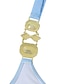 お買い得  ビキニセット-女性用 標準 スイムウェア ビキニ 2ピース 水着 グリッター素材 純色 プランジ 旅行度假风 ファッション 水着