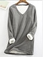 Χαμηλού Κόστους Γυναικείες Κουκούλες &amp; Φούτερ-2020 σταθμός ανεξαρτησίας φθινόπωρο και χειμώνας νέο πουκάμισο με φλις πάτο γυναικείο μεσαίο, παχύρρευστο πουλόβερ fleece με λεπτή εφαρμογή ζεστό μπλουζάκι