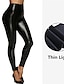 tanie Legginsy-Ebay wish nowe wielokolorowe spodnie skórzane damskie spodnie skórzane z wysokim stanem legginsy damskie czterostronne elastyczne hip lift seksowne spodnie damskie