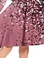 cheap Girl&#039;s 3D Dresses-Kids Girls&#039; Gradient Sequins Dress Daily Holiday Vacation Print Above Knee Long Sleeve Casual Cute Sweet Dresses Fall Spring Regular Fit 3-10 Years