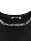 cheap Blouses &amp; Shirts-Women&#039;s Shirt Blouse Black Lace Patchwork Plain Casual Weekend Long Sleeve Round Neck Streetwear Regular S