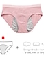 abordables Culottes-sous-vêtements d&#039;époque étanche hippie coton culotte menstruelle femmes flux abondant première période kit de démarrage slips
