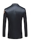 Недорогие Блейзер и куртка-Мужской блейзер с блестками для вечеринки, блестящий пиджак с цветочным принтом, приталенный пиджак для выпускного вечера, черный, розовый, винный, 2024