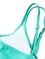 abordables Tankinis-Mujer Bañadores Vestido de Baño 2 piezas Talla Grande Traje de baño Espalda Abierta Estampado para bustos grandes Fruta Azul Marino Azul Piscina Verde Trébol Rosa Rojo Acolchado Escote en V Trajes de