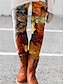 preiswerte Leggings-Damen Strumpfhosen Leggins Polyester Bedruckt Designer Mittlere Taillenlinie In voller Länge Schwarz Grün