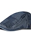 abordables Chapeaux Homme-Homme Casquette Plate Noir Bleu Toile de jean Vêtement de rue mode Mode des années 1920 Extérieur du quotidien Sortie Treillis Chaud